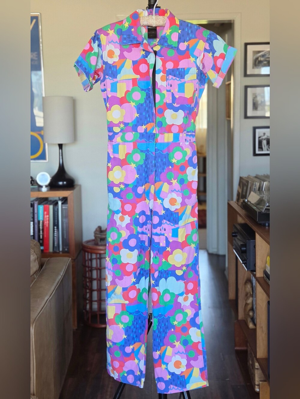 Nooworks Floral Twill Coveralls
